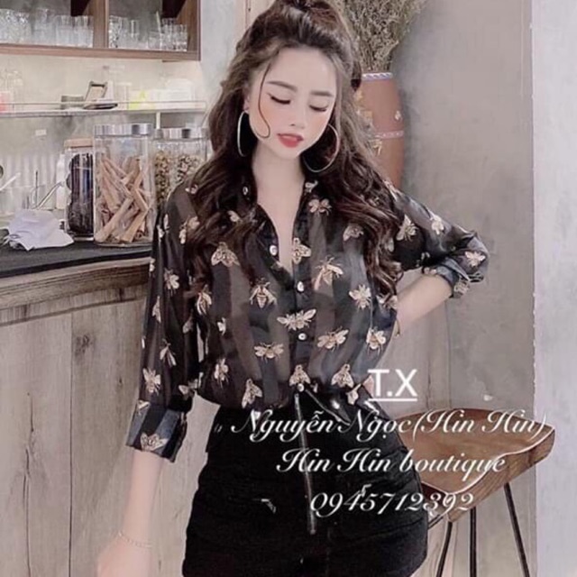 [ Hàng Hót ] Áo Sơ Mi Ong Mới về Siêu Hót (kèm ảnh thât)
