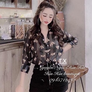 Áo sơ mi ong mới về siêu hót