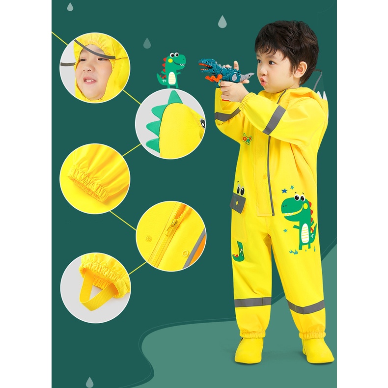 Áo Mưa Body Smally Cao Cấp Cho Bé - Áo Mưa Trẻ Em Cao Cấp Siêu Xinh