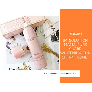 Xịt chống nắng JM Solution MAMA - PURE GUARD WHITENING SUN SPRAY 180ml