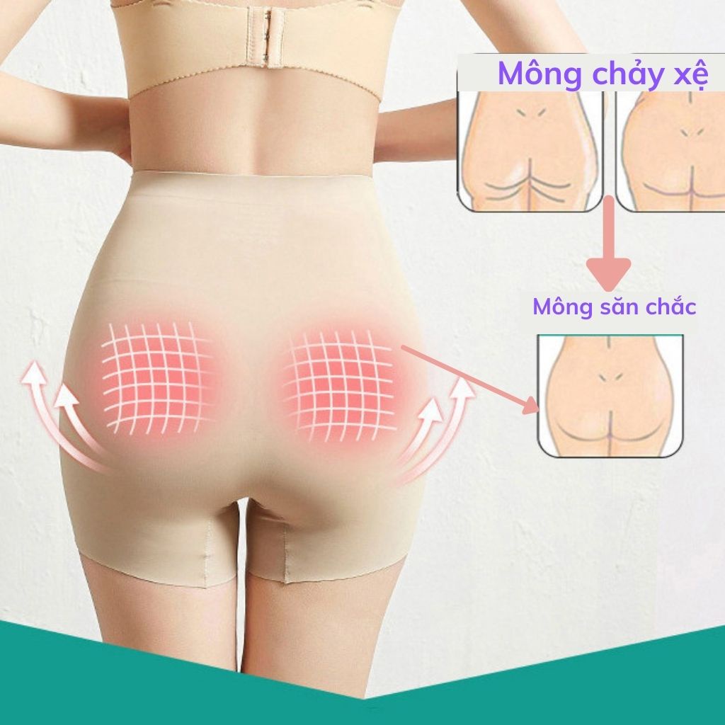 Đai nịt bụng giảm mỡ sau sinh, quần gen nịt bụng định hình vòng bụng dưới ôm sát người không sợ lộ  JOCOSI N768