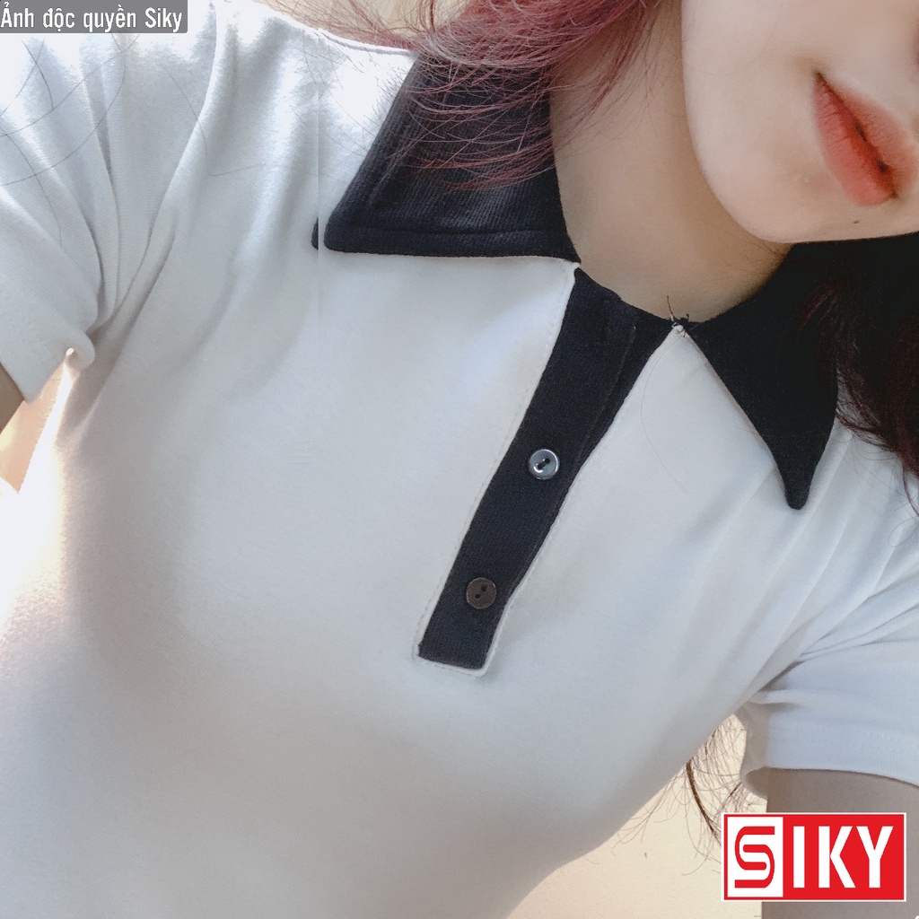 Đầm Polo Nữ Đen Dáng Ôm Váy Nữ Ngắn Body Ngắn PL01