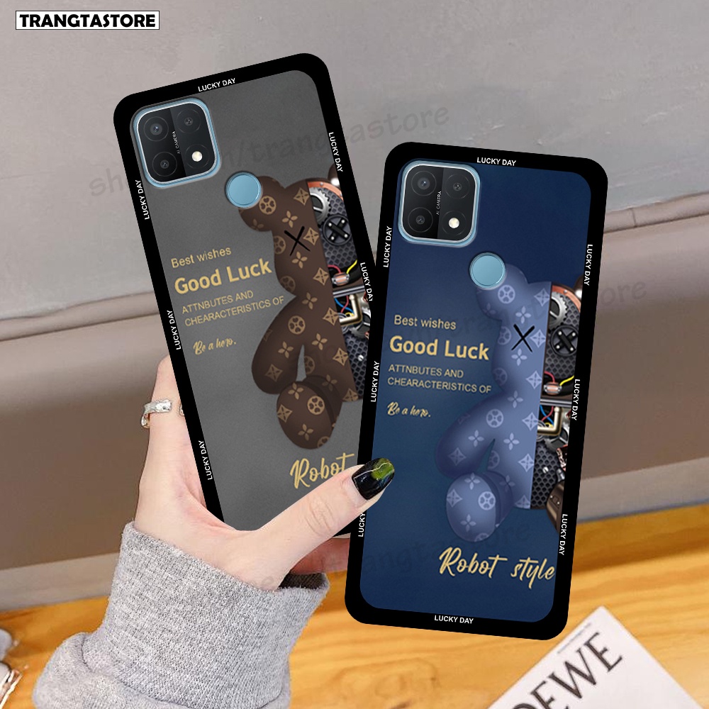 Ốp Oppo A15 / A15s in hình gấu Bearbrick,Mountain,xanh,đen,đỏ giá rẻ