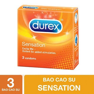 Bao cao su Durex Sensation 3 bao