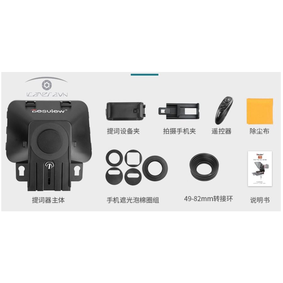 MÁY NHẮC CHỮ BESTVIEW T3 CHO MÁY ẢNH, ĐIỆN THOẠI