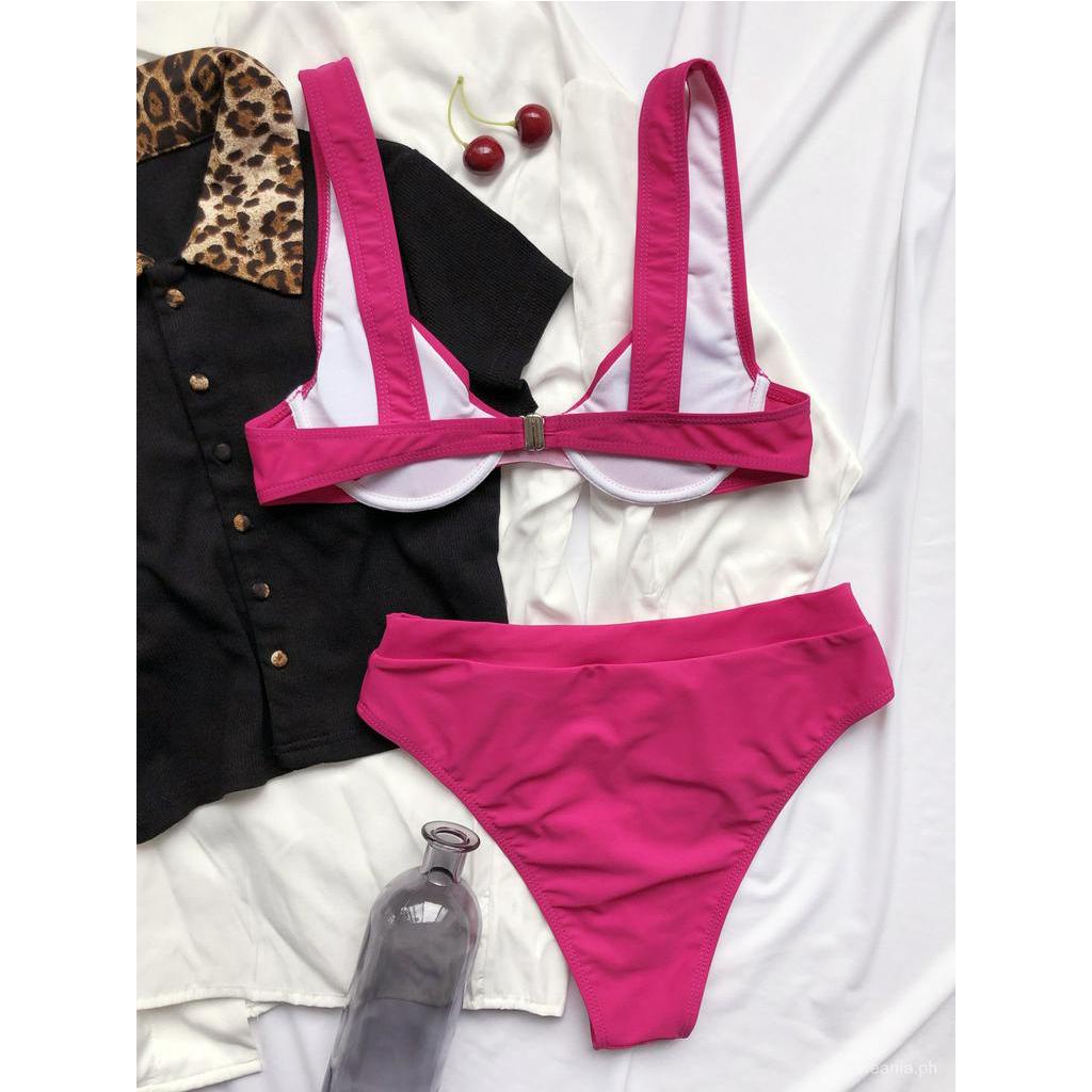 DUNEA Bộ Đồ Bơi Hai Mảnh Phong Cách Đơn Giản Thời Trang Mùa Hè Cho Nữ