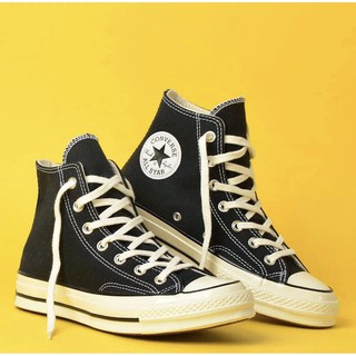( 𝙃𝙖̀𝙣𝙜 𝙍𝙚𝙖𝙡 ) Giày Conversse Chuck70s Black/Egret Cao Cổ
