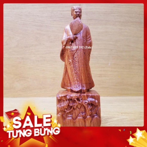 Tượng khổng minh gỗ hương