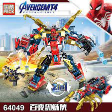 LẮP RÁP XẾP HÌNH LEGO NGƯỜI NHỆN SIÊU ANH HÙNG SPIDERMAN