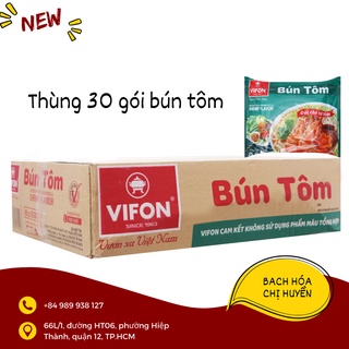 Thùng 30 gói bún tôm Vifon 65g
