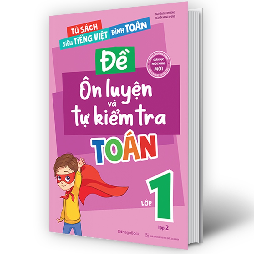 Sách Đề ôn luyện và tự kiểm tra Toán lớp 1 tập 2