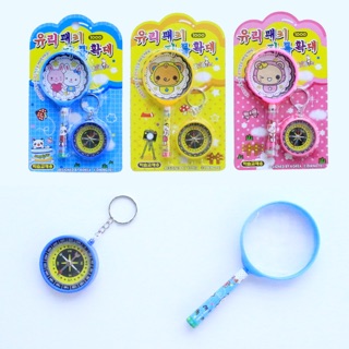 Đồ chơi kính lúp kèm la bàn cho bé khám phá khoa học