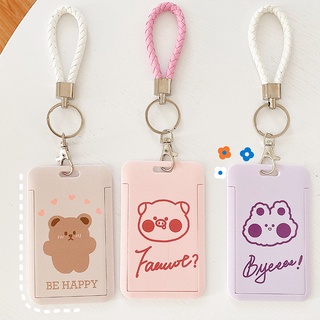 Lanyard Card Holder Toploader Photocard Holder Cute Lanyard Id Card Case Name Tag Ins card Holder for kids