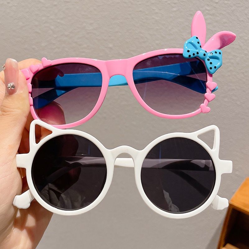 Kính Mát Chống Nắng Họa Tiết Hoạt Hình Dễ Thương Cho Bé
