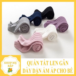 Quần tất len gân cho bé❤️freeship❤️quần len gân kèm tất cho bé yêu