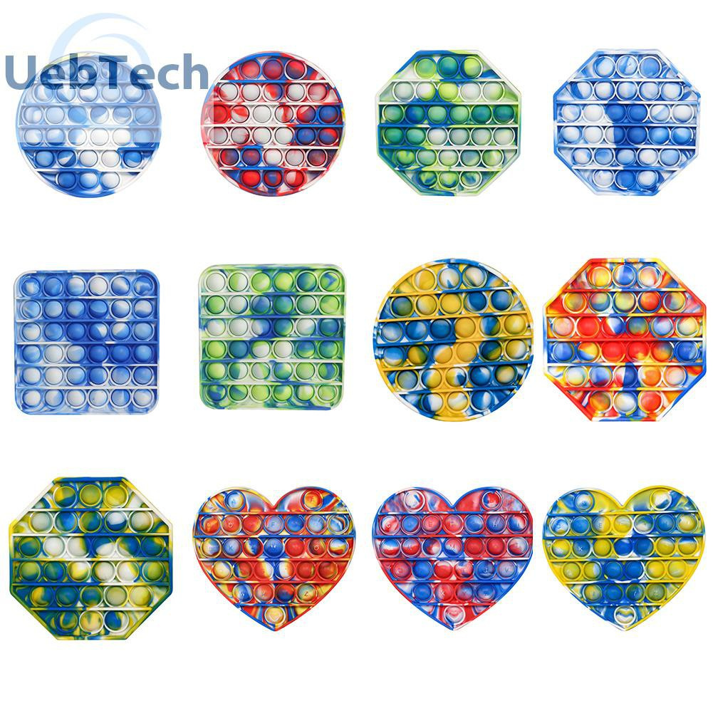 Uebtech Autism Push Bubble Sensory Toy Early Education Squeeze Toy Desktop Puzzle