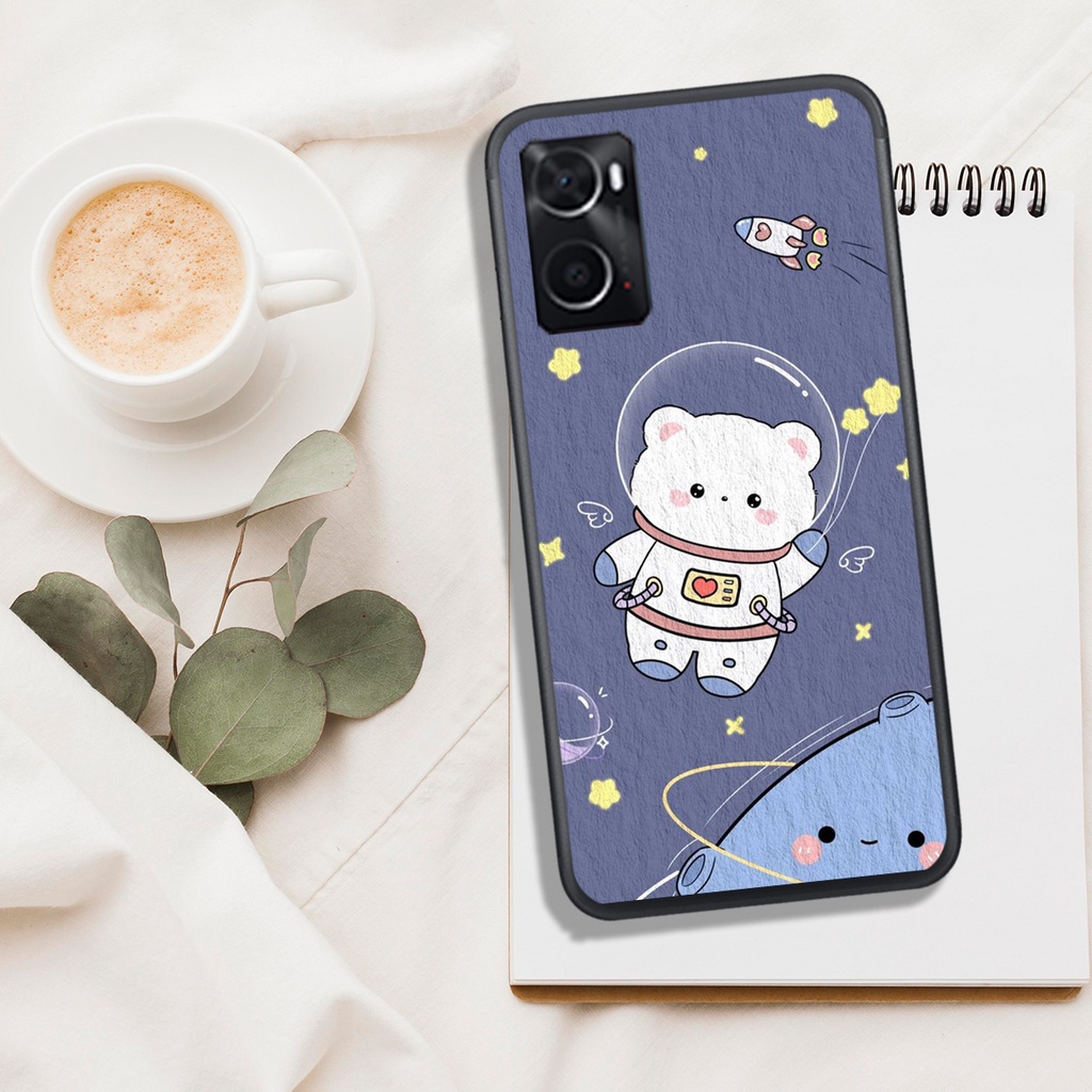 ỐP LƯNG OPPO A76 4G - REALME 9 4G - REALME 9i, IN HÌNH PHI HÀNH GIA CHIBI BAO CHẤT