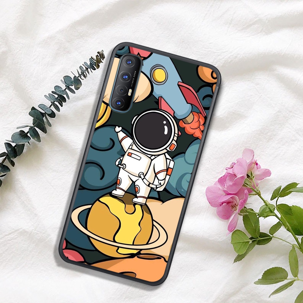 ỐP LƯNG OPPO A91/RENO 3/RENO 3 PRO/RENO 4/RENO 4 PRO/RENO 5  , IN HÌNH ASTRONAUT  PHI-HÀNH-GIA, MÀU SẮC CỰC BẮT MẮT