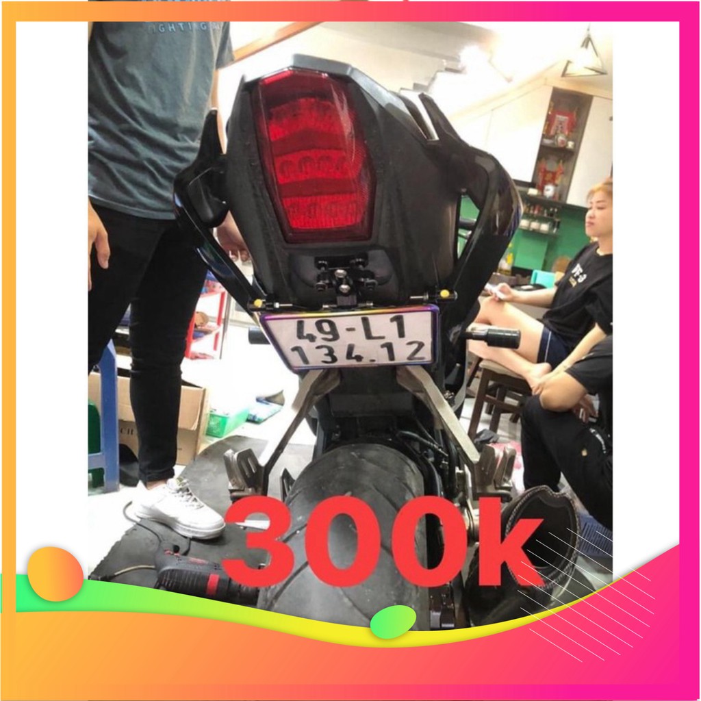 Hahong shop Pat biển số gập gắn dc nhiều loại xe pkl pkn r15 tfx fz150i cbr150 z900 z1000 ninja