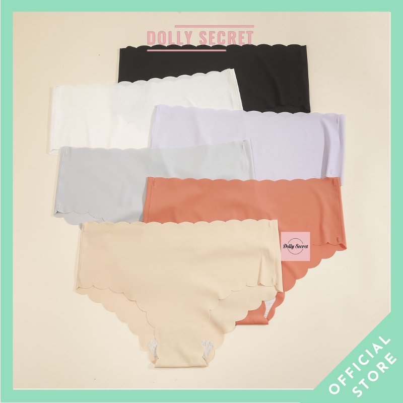 Quần lót nữ đúc su thun lạnh su sóng không viền cao cấp DOLLY SECRET QL003