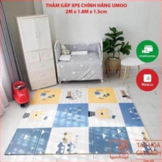 Thảm xốp xpe phủ silicon gấp gọn chính hãng UMOO