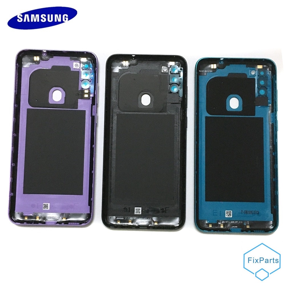 Ốp Điện Thoại Khung Pin Có Nút Mặt Sau Cho Samsung Galaxy M11 M115