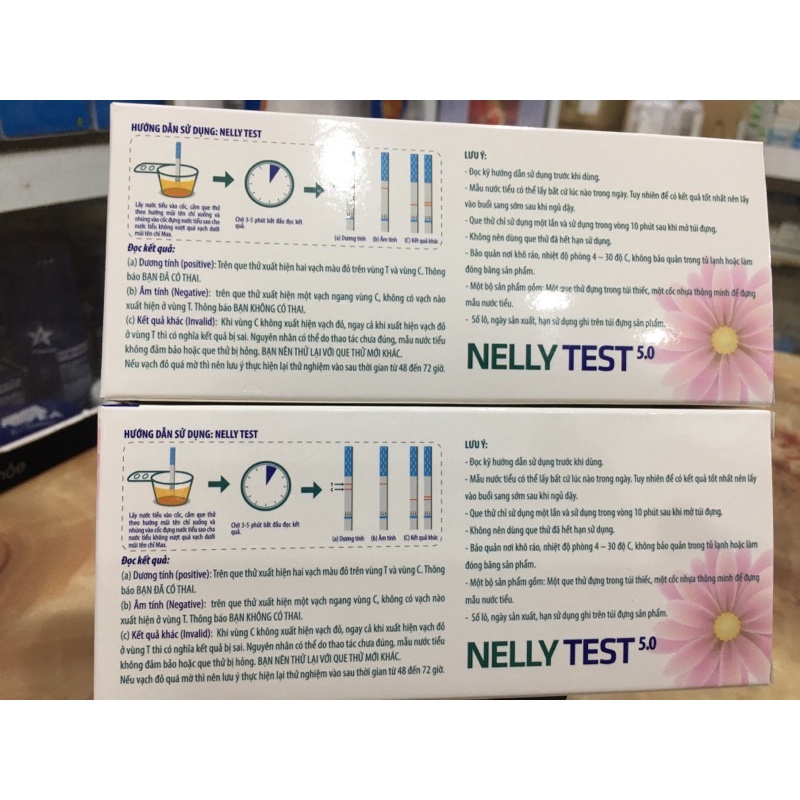 Que thử thai Nellytest 5.0(bản to nhanh,chính xác)