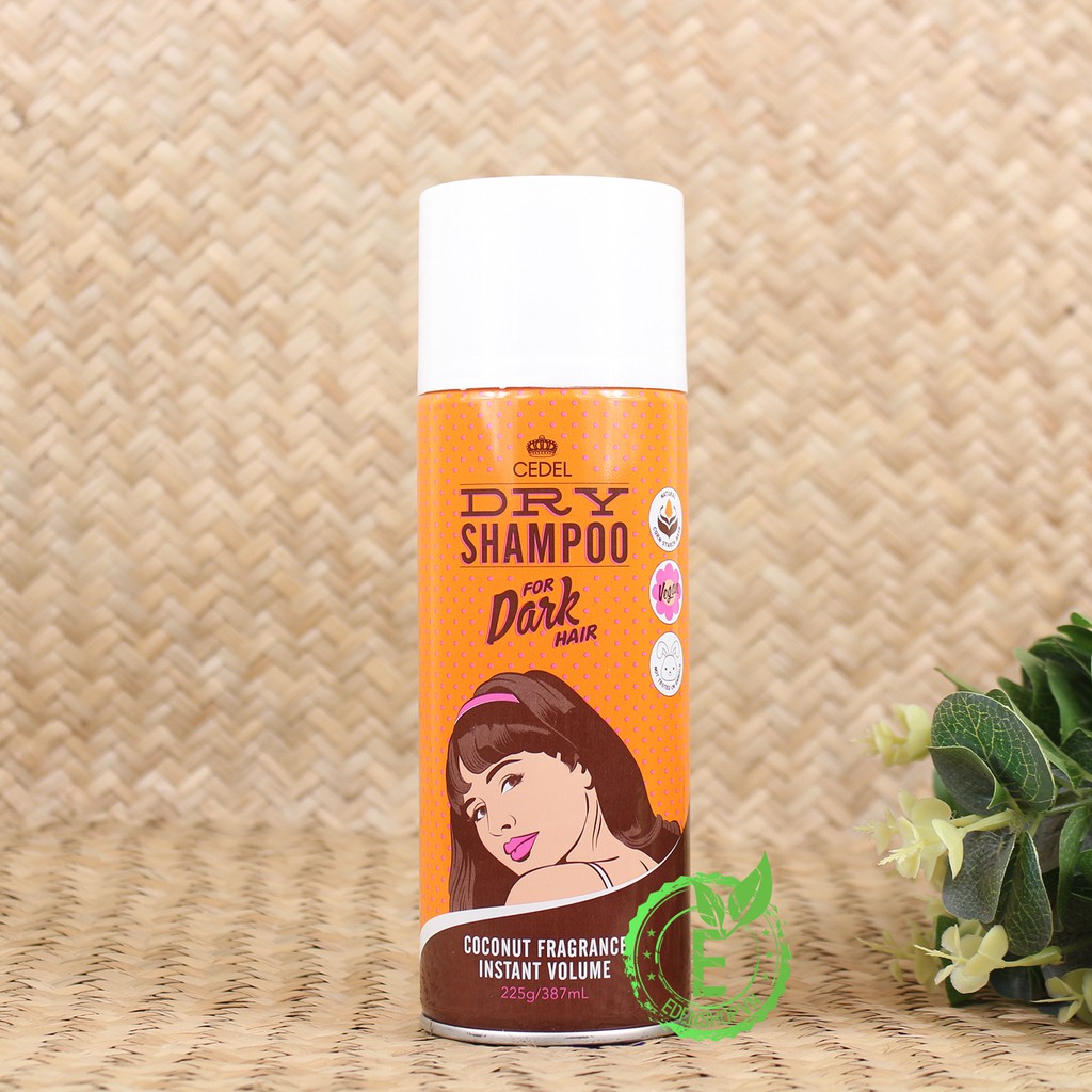 [ CHÍNH HÃNG - SHOP TPHCM] Dầu Gội Khô CEDEL Dry Shampoo Chai Lớn 387ml - Làm Sạch Dầu Tức Thì Cho Mái Tóc