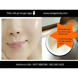 Mặt nạ cám gạo Ruby chính hãng