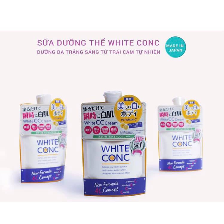 Sữa dưỡng thể White Conc CC Cream Vitamin C