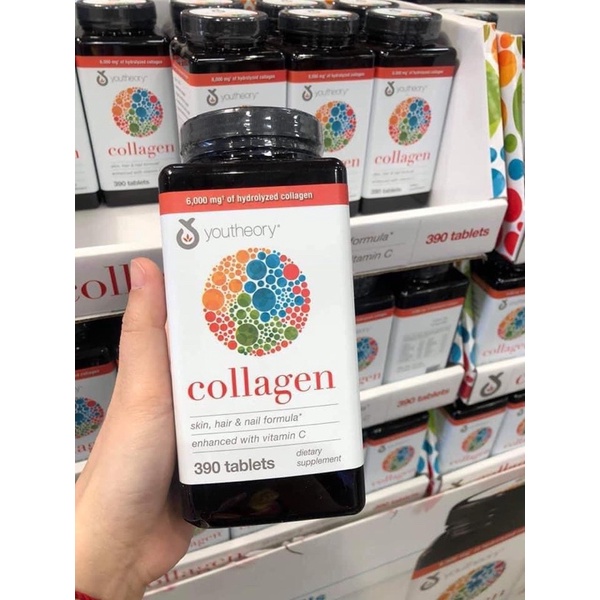 Collagen 390v Youtheory của Mỹ