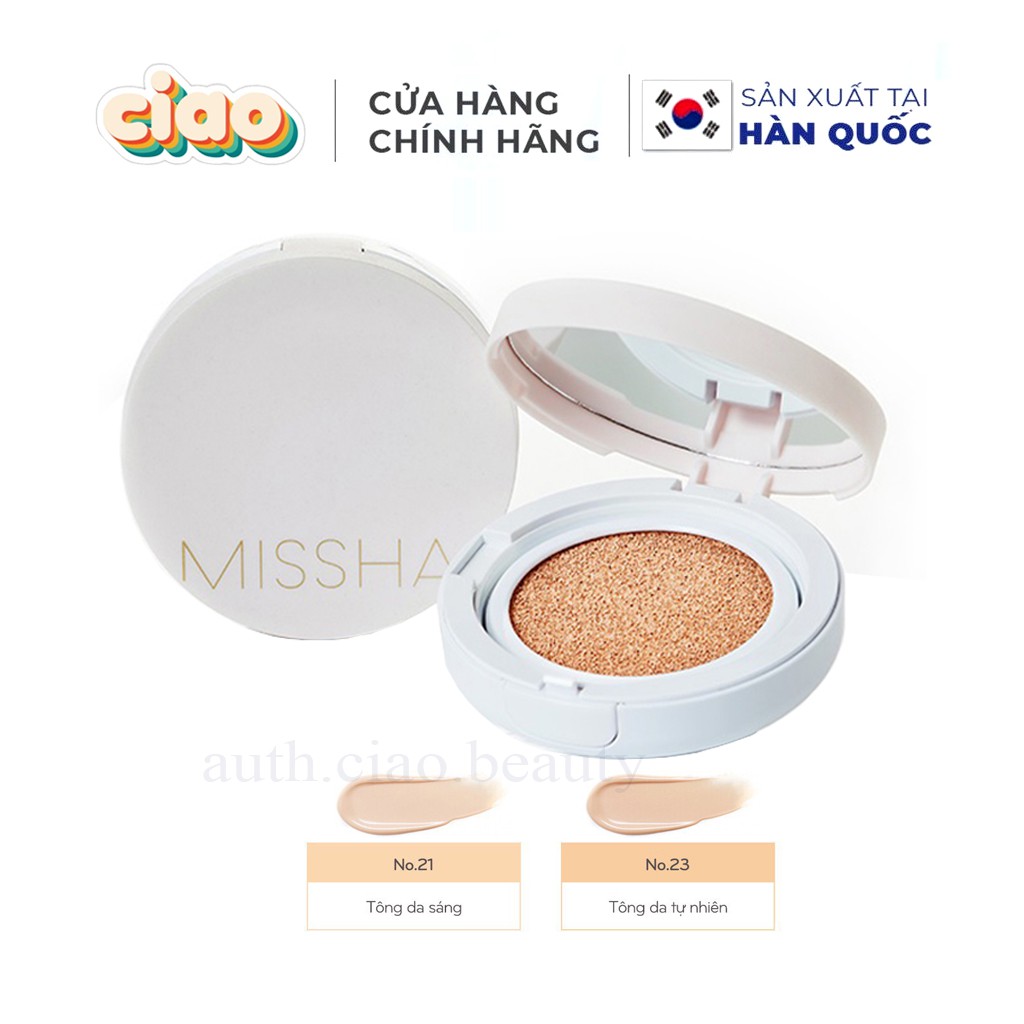 Phấn nước Missha Hồng Magic Cushion SPF 50+ PA+++