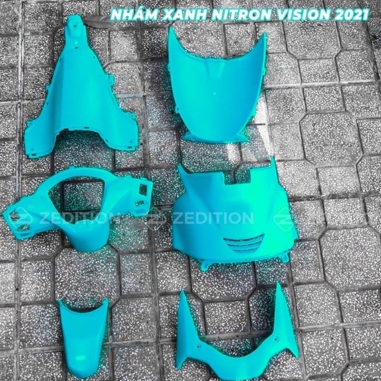 BỘ FULL 6 MÓN MỦ NHỰA NHÁM VISION 2021 panvaroi màu cam  hồng , vàng  , trắng ,  xanh ngọc bích đỏ