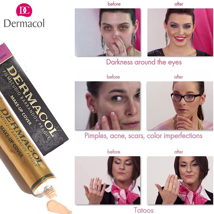 [Hàng mới về] Kem che khuyết điểm tự nhiên kháng nước phù hợp với mọi loại da | BigBuy360 - bigbuy360.vn