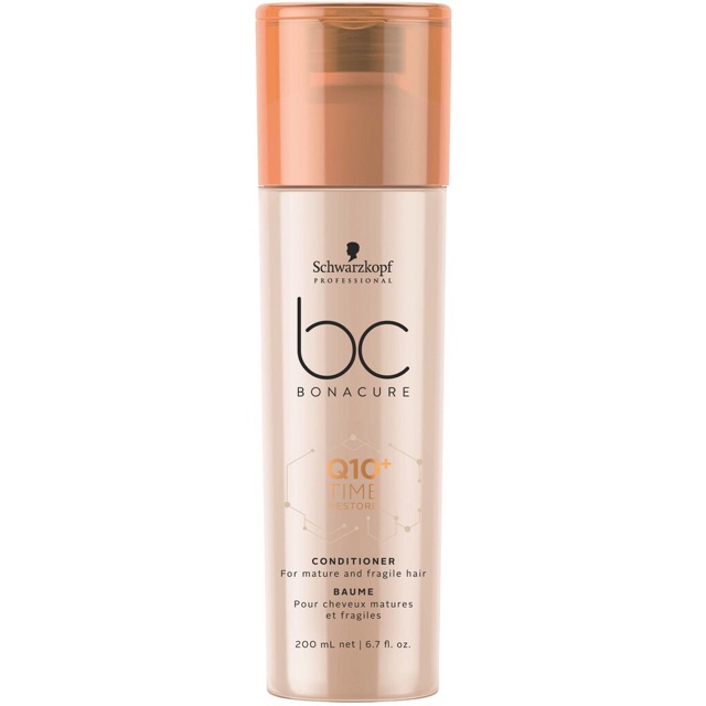 Dầu xả tái tạo tóc Schwarzkopf Q10 Time Restore Conditioner 200ml