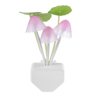 sundengyuey Colorful LED Mushroom Night Light Luminous Lamp Sensor Baby Gift