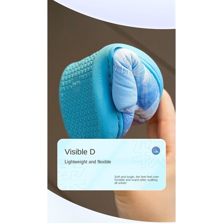 Dép bông đi trong nhà chống trượt hình công chúa Aisha xinh xắn cho bé