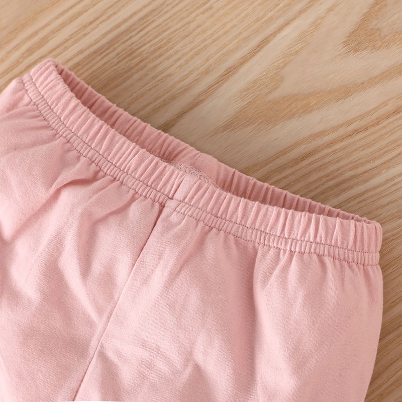 Combo bộ đồ bé gái 3-24 tháng tay ngắn In Hoa Màu Hồng bodysuit liền thân quần đùi set mùa hè thời trang cho bé trẻ em sơ sinh