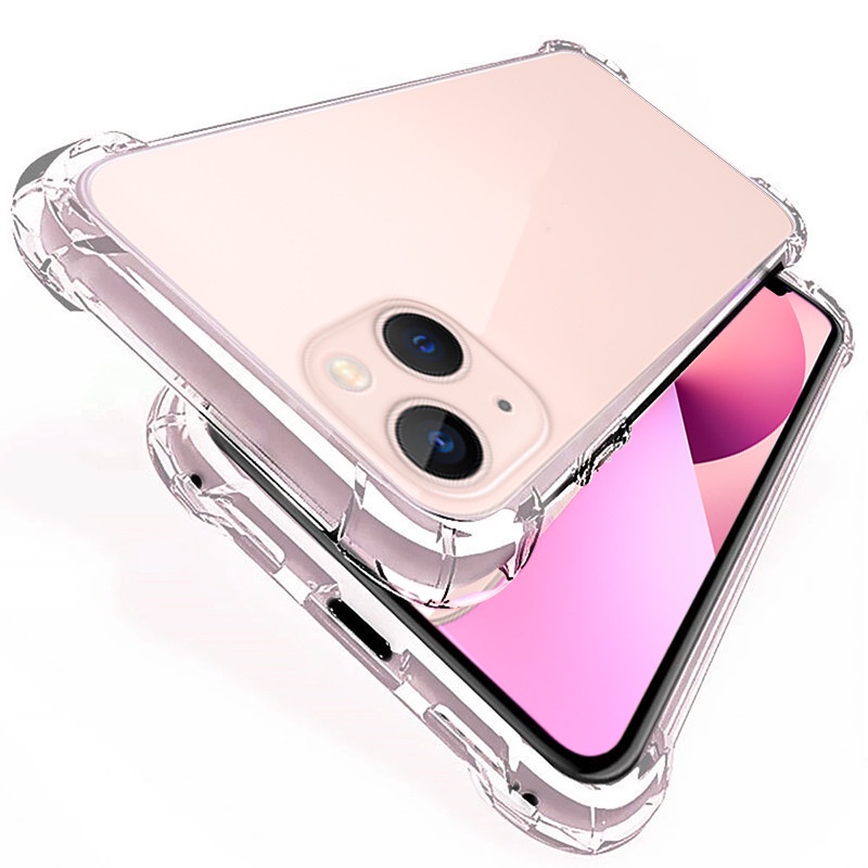 Ốp điện thoại TPU silicone mềm chống sốc cho Iphone 11 12 Mini 13 14 Pro Max Xs Xr X 6 6s 7 8 Plus Se 2020