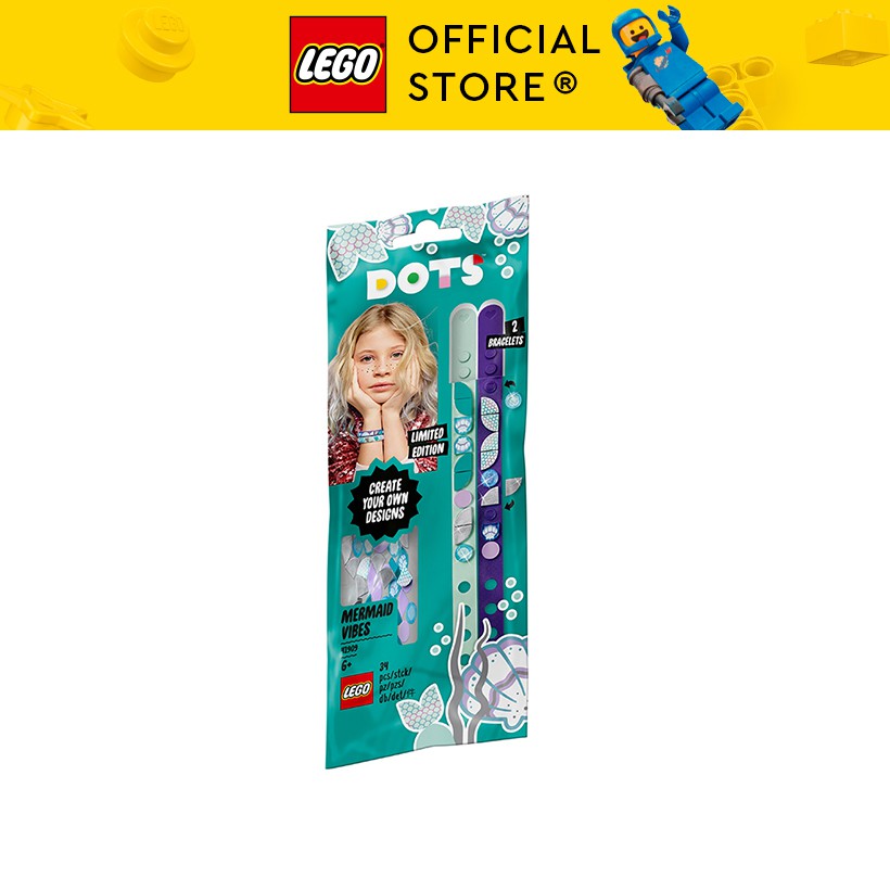 LEGO DOTS 41909 Bộ Vòng Tay Tiên Cá Diệu Kì ( 34 Chi tiết)