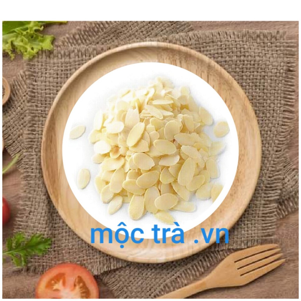 Hạnh nhân lát Mỹ 100g dùng làm bánh, sữa hạt dinh dưỡng