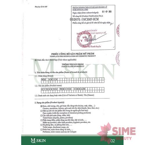Serum thay da nhân sâm ( phiên bản 1)