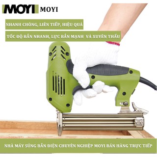 Súng Bắn Đinh Ghim Thẳng F15 1022 Dùng Điện 220V; Máy Bắn Đinh Ghim Thẳng F30; Máy Bắn Ghim; Súng Bắn Ghim