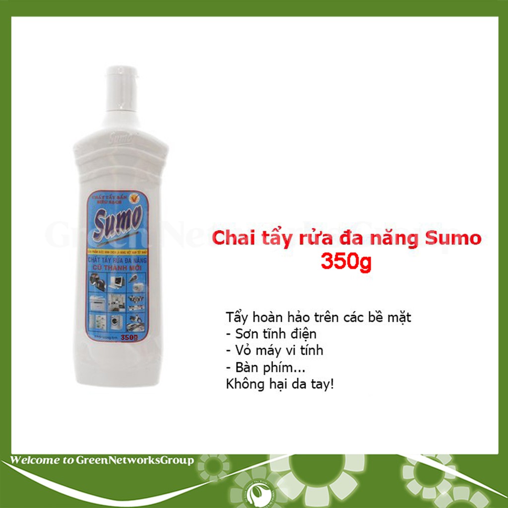 Chai nước tẩy rửa đa năng Sumo Greennetworks