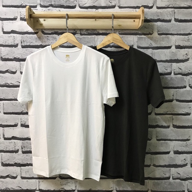 Combo 02 áo thun trơn dáng suông nam nữ đều mặc được