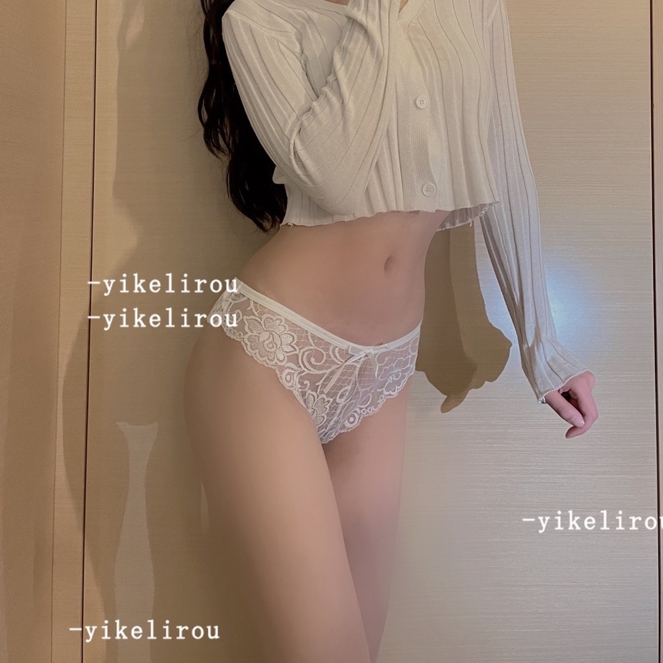 Quần lót nữ ren sexy đính nơ dài AOI D3-06