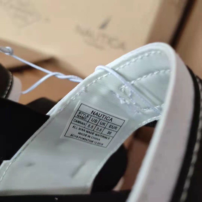 Dép Sandal Nauticas Hàng Chính Hãng, Tqxk, Cá Tính, Mềm Nhẹ, Êm Chân. Cao 5cm