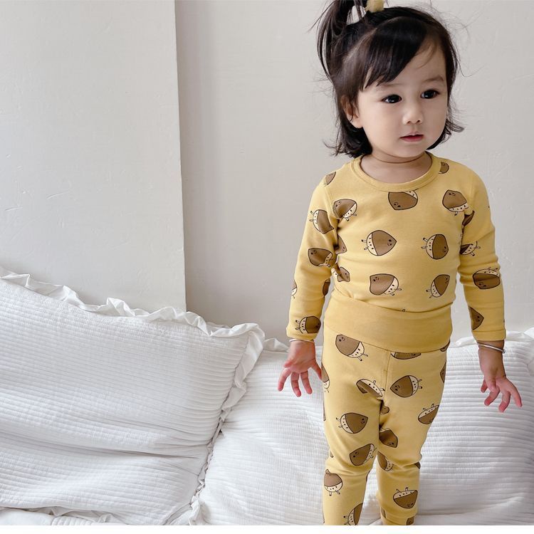 Bộ Quần Áo Ngủ In Hoạt Hình Đáng Yêu Cho Bé Sơ Sinh