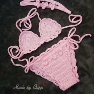 Bikini len kèm băng đô xinh cho bé
