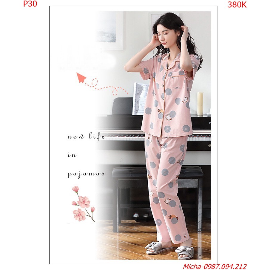 Pyjama cotton mềm nhẹ thoáng mát - Micha P30
